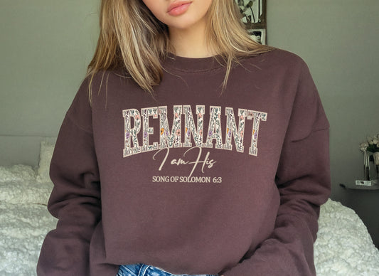 Remnant Crewneck Sweatshirt Brown