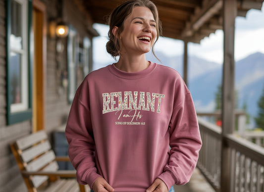 Remnant Crewneck Sweatshirt Crimson